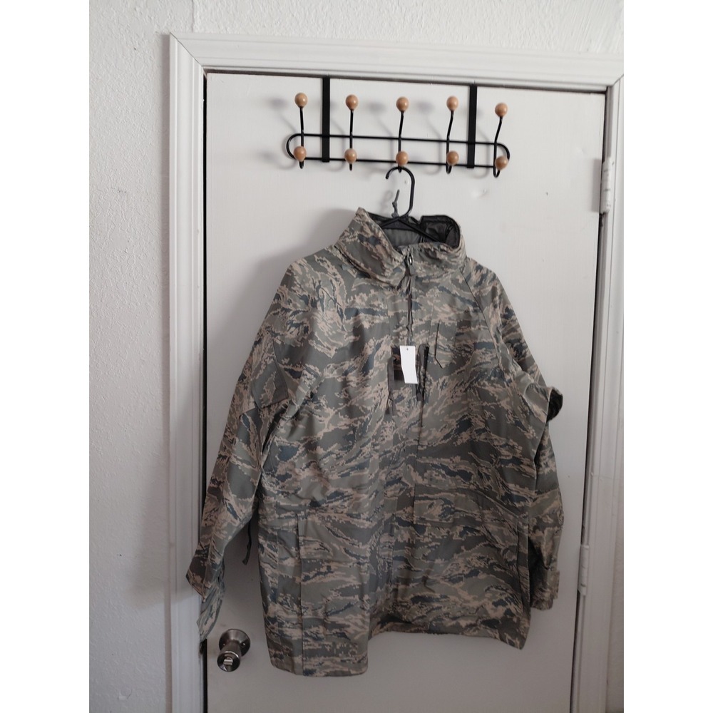 Propper APECS Parka Men's Medium Short Green Air Force ABU Camo Jacket Large